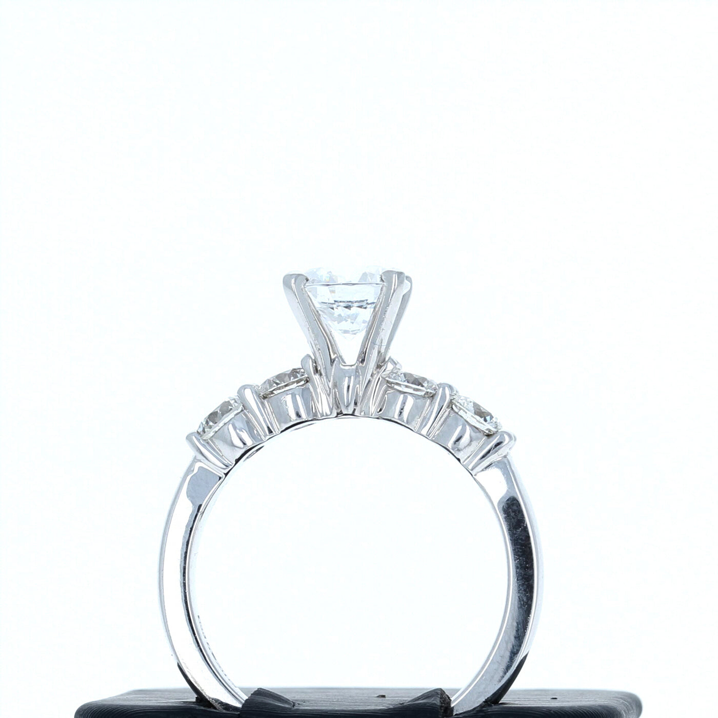 Apparel & Accessories > Jewelry > Rings A Jaffe Diamond Engagement Ring in White Gold ME1083/80 Pierce Custom Jewelers