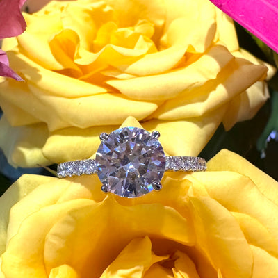 Apparel & Accessories > Jewelry > Rings A. Jaffe 14KT White Gold Semi Mount Diamond Under Halo Engagement Ring ME1865Q/194 Pierce Custom Jewelers
