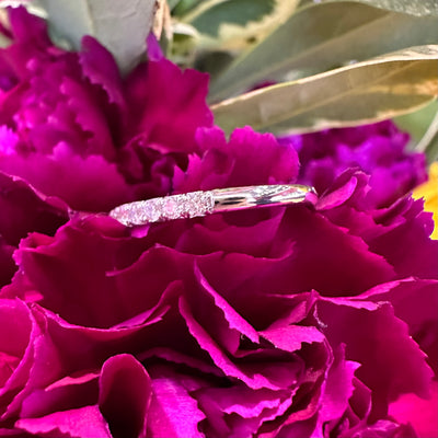A. JAFFE Diamond 14K White Gold Quilted Band MRCRD3461Q / 48