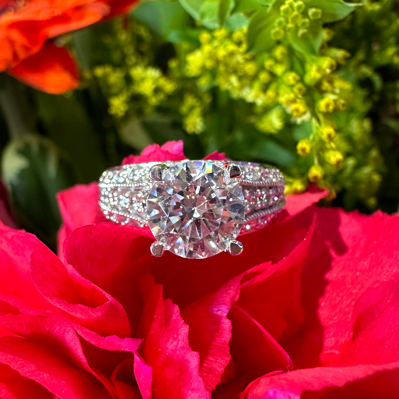  Apparel & Accessories > Jewelry > Rings A. Jaffe 14KT White Gold Semi Mount Diamond Engagement Ring MERCRD2346/2 Pierce Custom Jewelers