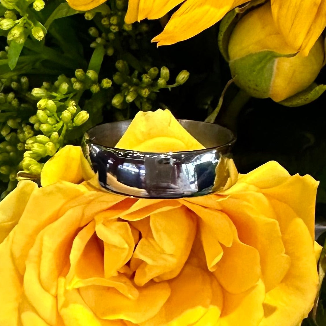 Apparel & Accessories > Jewelry > Rings Malo Tantalum Polished Band Ring TANT-006-6 Pierce Custom Jewelers