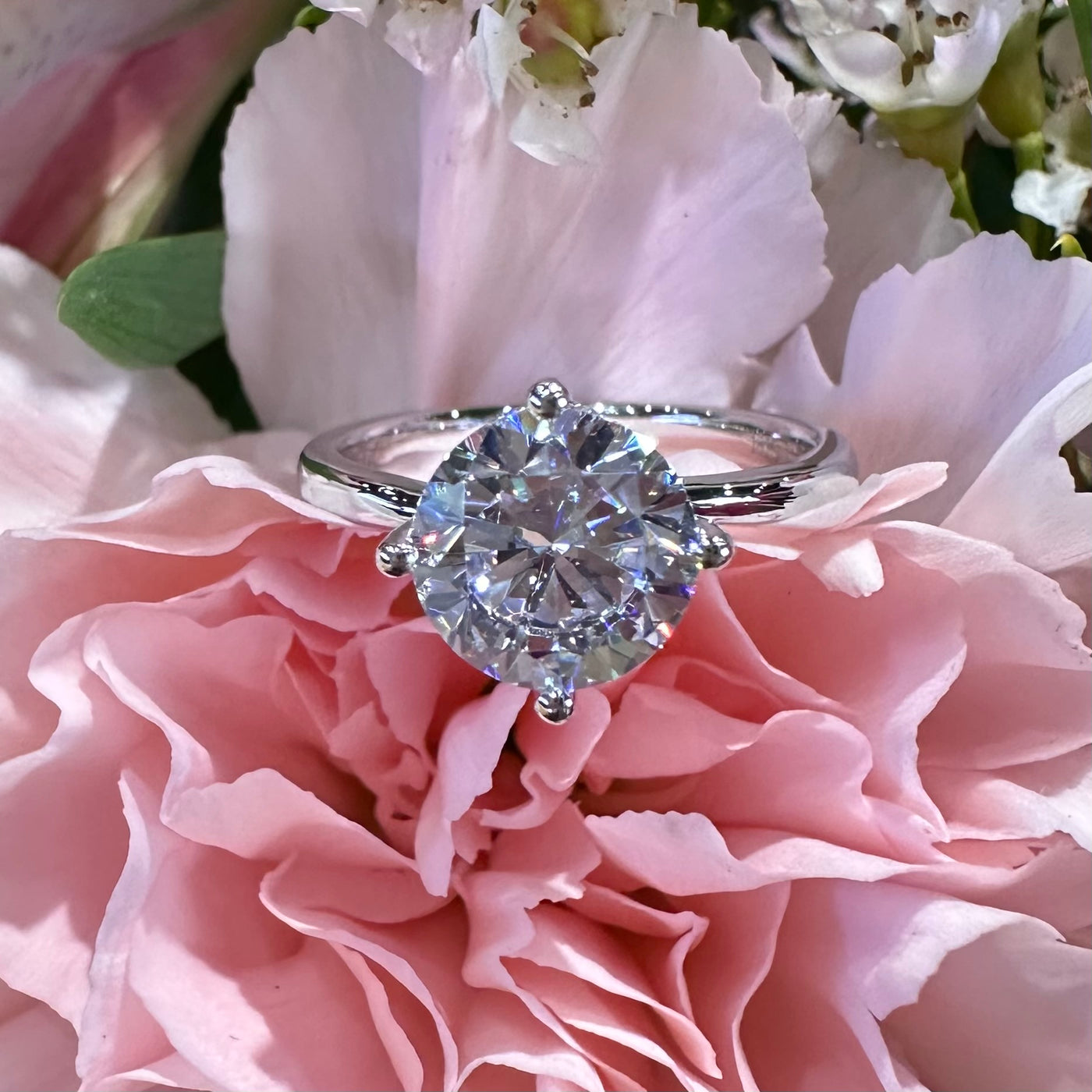 Apparel & Accessories > Jewelry > Rings Simon G Semi Mount 18K White Gold Double Under Halo Engagement Ring LR4016 Pierce Custom Jewelers