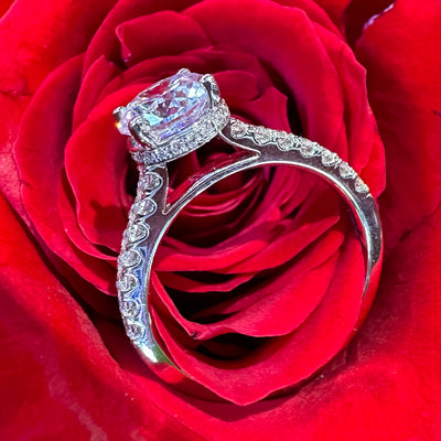 Apparel & Accessories > Jewelry > Rings Simon G White Gold and Diamond Engagement Ring LR2900 Pierce Custom Jewelers