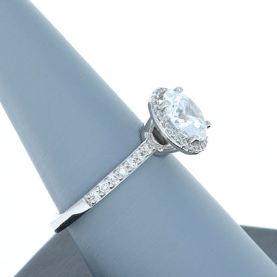 Apparel & Accessories > Jewelry > Rings A Jaffe Diamond Engagement Ring in White Gold ME1799 Pierce Custom Jewelers