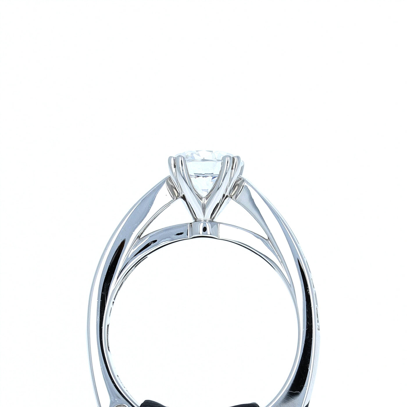Apparel & Accessories > Jewelry > Rings A Jaffe Diamond Engagement Ring in White Gold MES233/52 Pierce Custom Jewelers