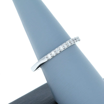Apparel & Accessories > Jewelry > Rings A Jaffe Diamond Band in White Gold MRS078/26 Pierce Custom Jewelers