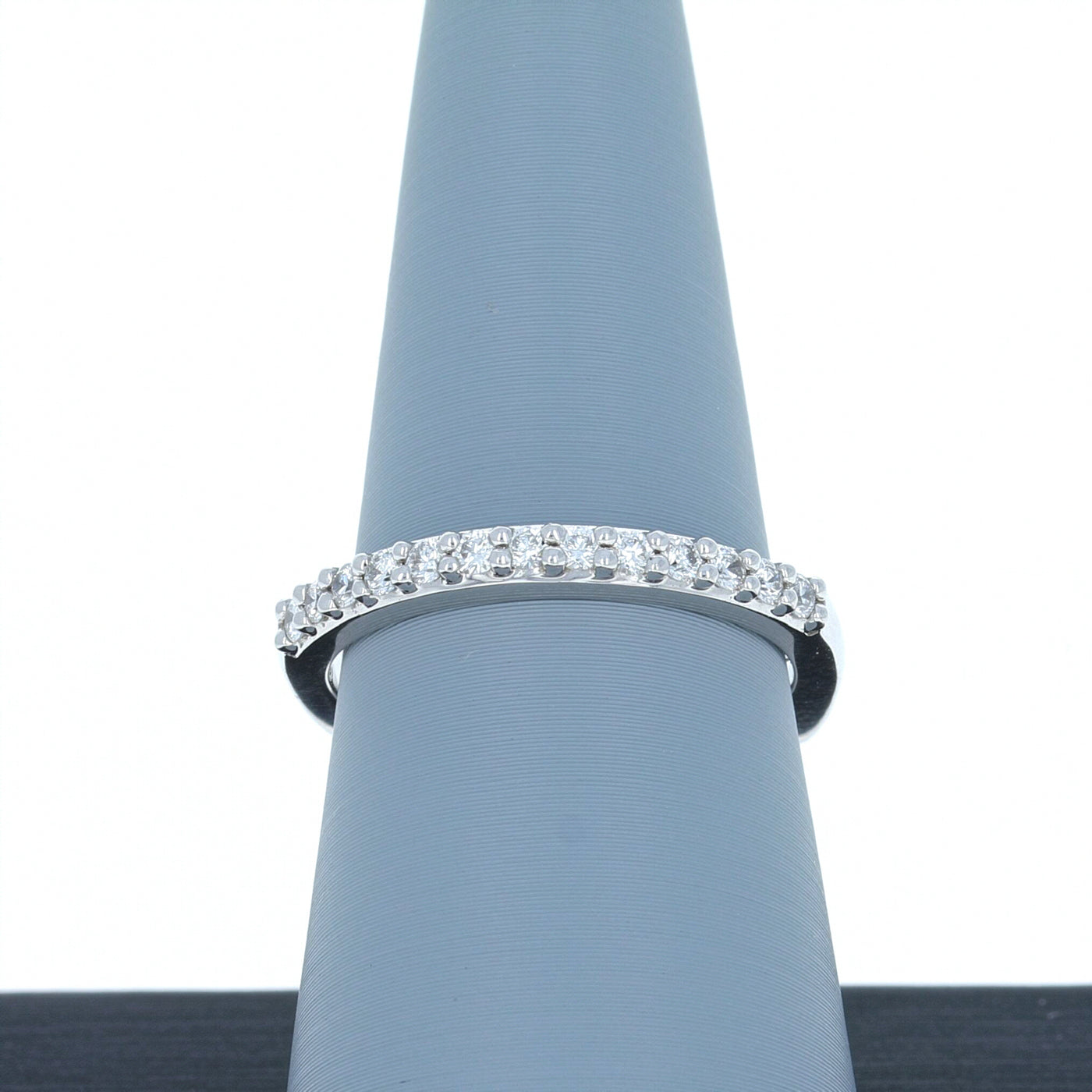 Apparel & Accessories > Jewelry > Rings A Jaffe Diamond Band in White Gold MRS078/26 Pierce Custom Jewelers