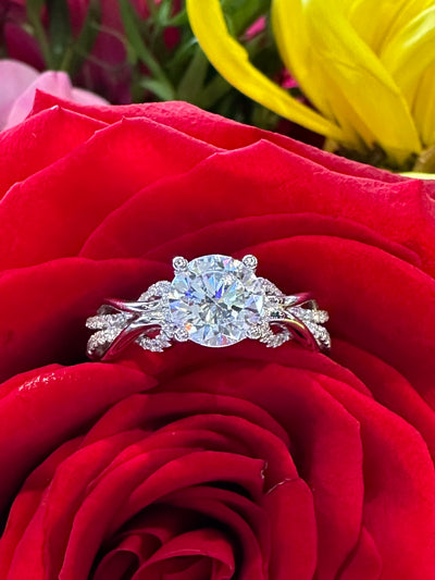 Apparel & Accessories > Jewelry > Rings Simon G Semi Mount Engagement Ring MR2514-W Pierce Custom Jewelers