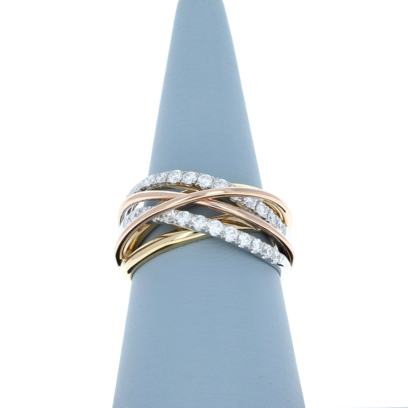 Apparel & Accessories > Jewelry > Rings Simon G Diamond Cross Over Ring MR1854 Pierce Custom Jewelers