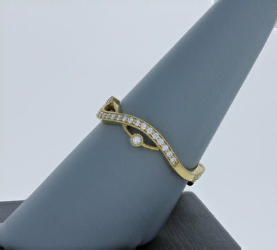 Apparel & Accessories > Jewelry > Rings Simon G Diamond Band in 18Kt Yellow Gold NE512-Y Pierce Custom Jewelers