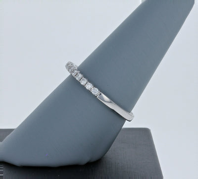 Apparel & Accessories > Jewelry > Rings Simon G Diamond Band in 18Kt White Gold TR653-B Pierce Custom Jewelers