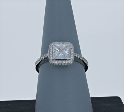 Simon G Engagement Ring Semi Mount in 18K White Gold MR1542-D