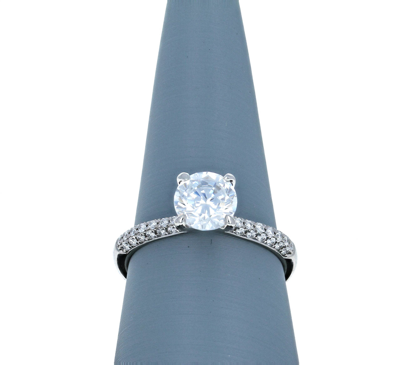 Simon G Engagement Ring Semi Mount in 18K White Gold TR431-A