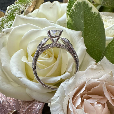 Apparel & Accessories > Jewelry > Rings Simon G White Gold and Diamond Engagement Ring LR3021 Pierce Custom Jewelers