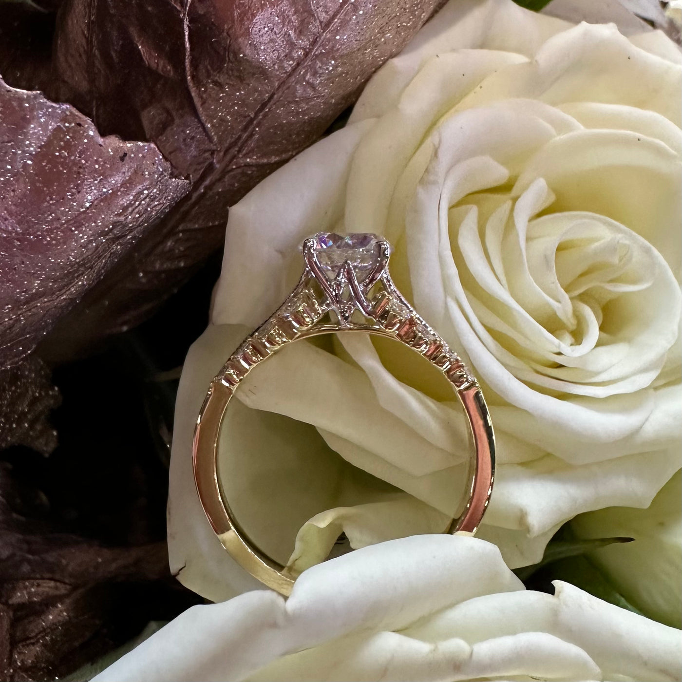 Apparel & Accessories > Jewelry > Rings Simon G White Gold and Diamond Engagement Ring LR3011 Pierce Custom Jewelers