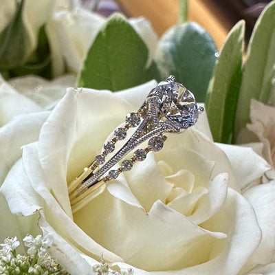 Apparel & Accessories > Jewelry > Rings Simon G White Gold and Diamond Engagement Ring LR3011 Pierce Custom Jewelers